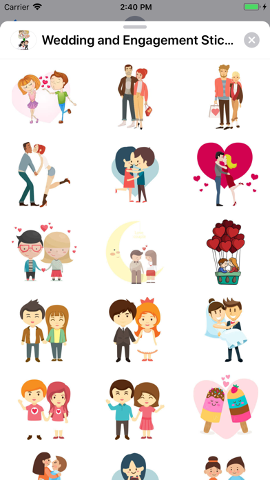 Wedding & Engagement Stickers screenshot 2