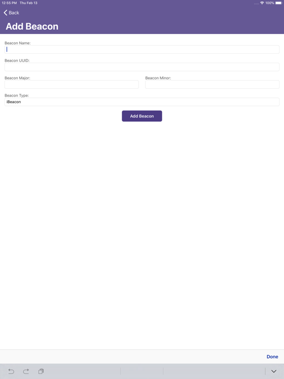 Screenshot #5 pour Beacon Receiver App
