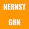 In this app, you can calculate either the Nernst potential (equilibrium potentials of a given ion), or the membrane potential when more than one ion contributes to the potential using the Goldman-Hodgkin-Katz (GHK) equation