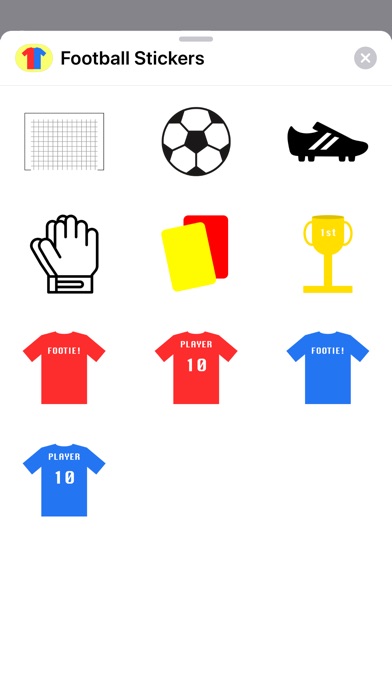 Football Stickers - Footie Fun screenshot 1