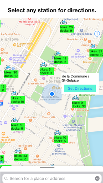 Bike Stations Montreal screenshot 2