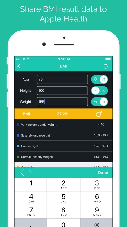 BMI Calculator - BMR Manager screenshot-4