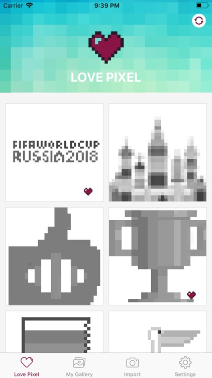 Love Pixel - Pixel Art Drawing