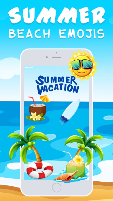 【图】Summer Beach Emojis(截图1) 【图】Summer Beach Emojis(截图1)