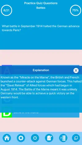 Game screenshot World War I History Quiz hack