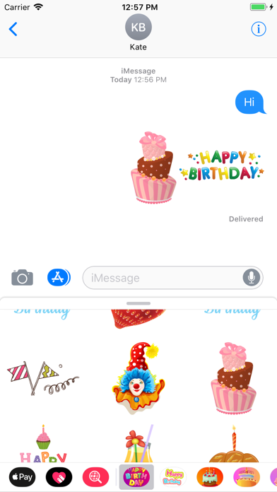 Happy Birthday Fun Wish Emojis screenshot 2