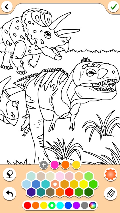 Dino coloring pages book screenshot-3