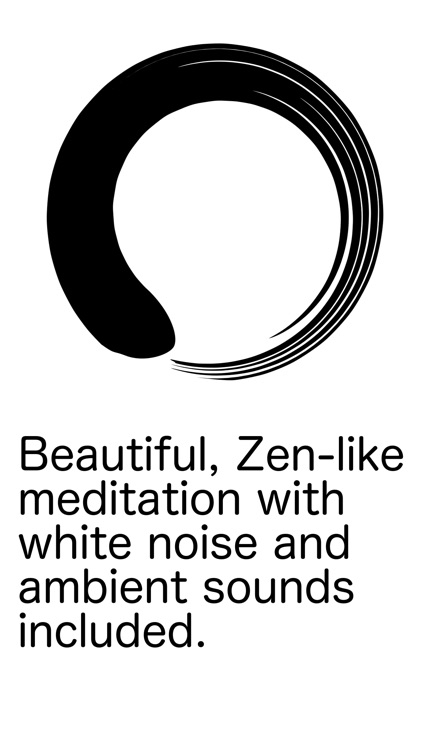 White Noise Meditation Timer