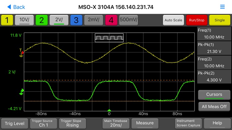 Keysight Oscilloscope Mobile