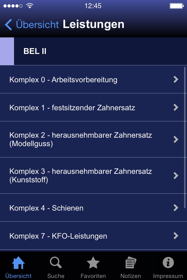 Gebühren-App screenshot 2