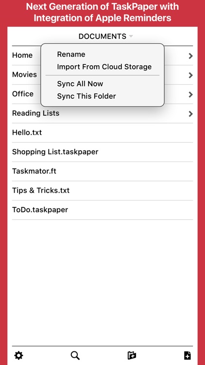 Taskmator - TaskPaper Client
