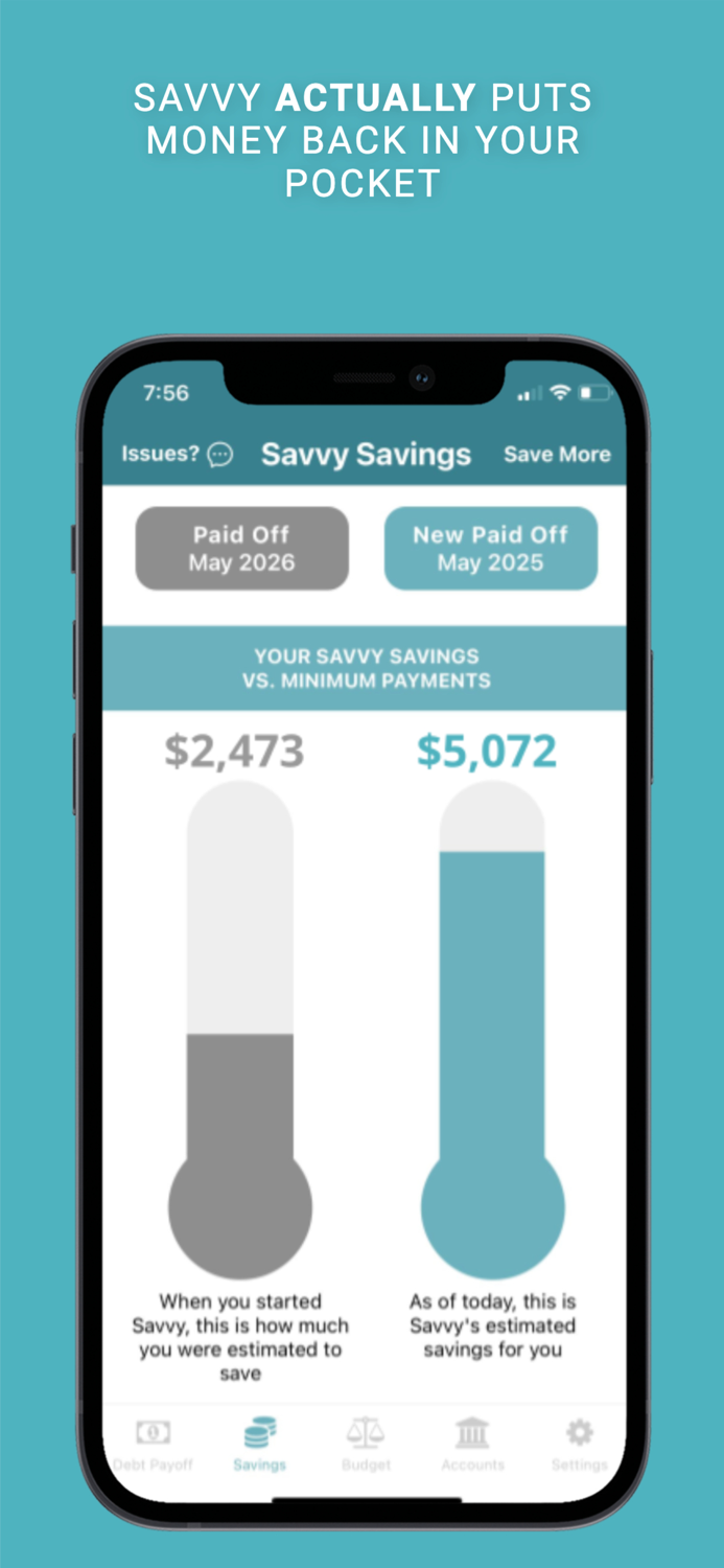 Savvy Debt Payoff Planner