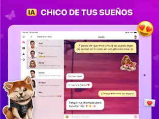 Screenshot 1 Novio Virtual IA: Love Chat iphone