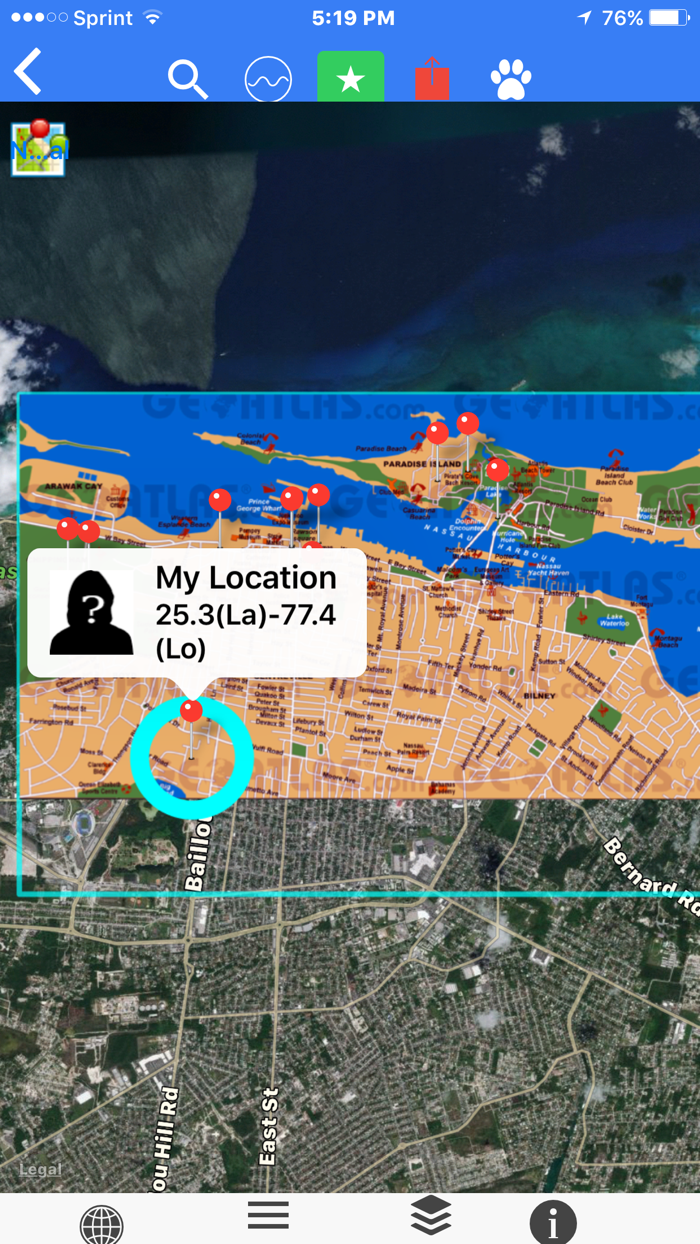 Bahamas Offline Tour Maps