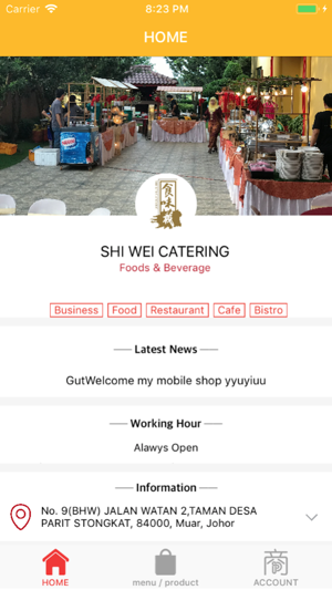 ShiWei Catering(圖1)-速報App