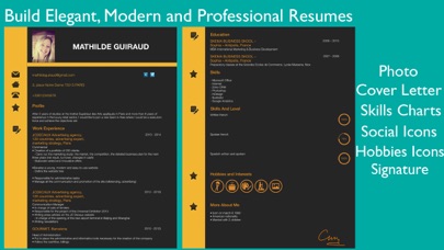 Resume Designer Pro screenshot 1
