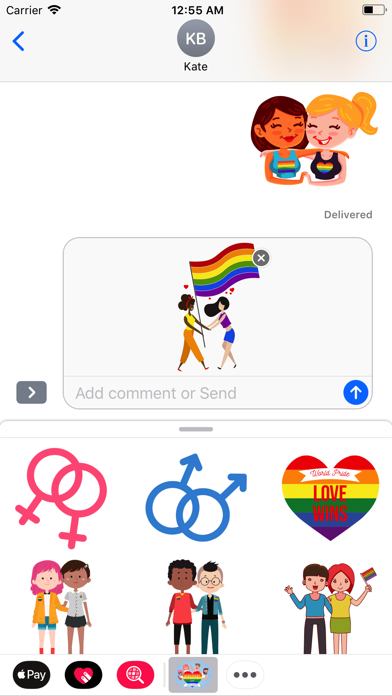 LGBT Pride Love Stickers screenshot 3