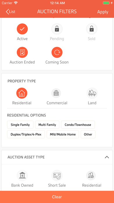 How to cancel & delete Xome Real Estate Auctions from iphone & ipad 4