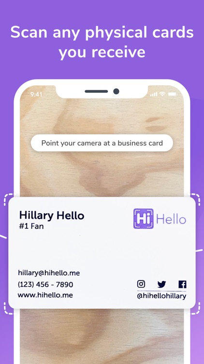 HiHello Digital Business Card screenshot-7