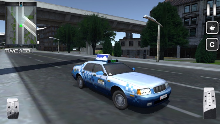 Crazy City Taxi Car Driver 3D screenshot-3