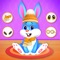 Adopt the cute bunny friend and help her to grow up, taking care of her, dress her up, decorate her sweet house, painting animals, cooks delicious food, and make her the cutest in bunny games
