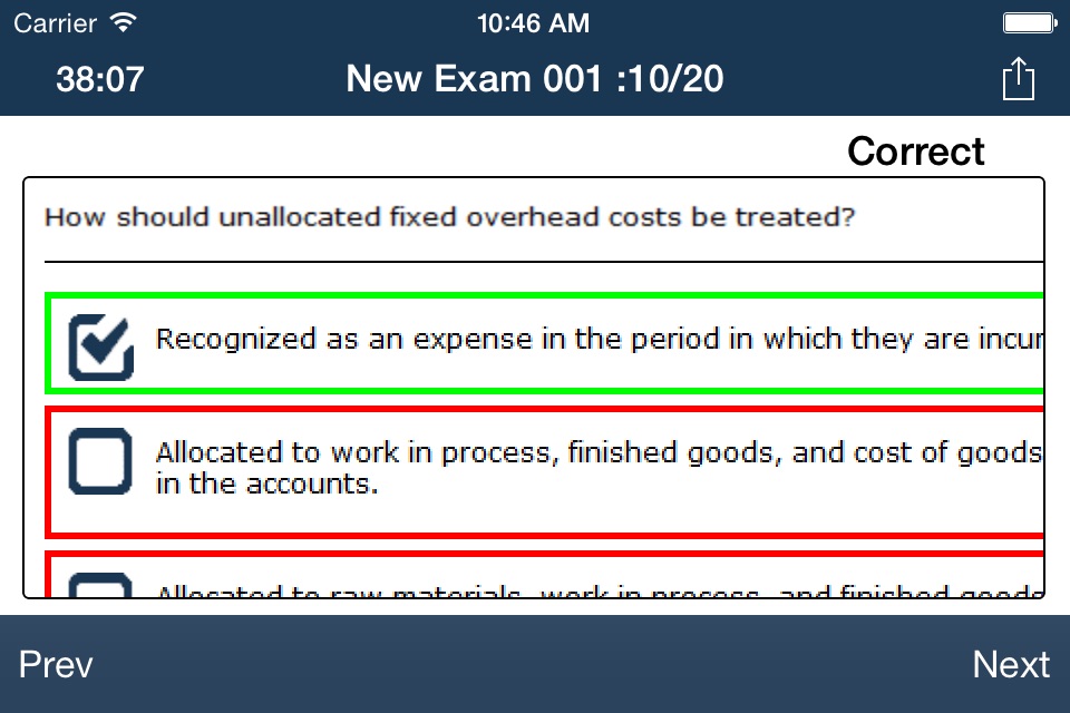 CPA FAR Exam Online Lite screenshot 4