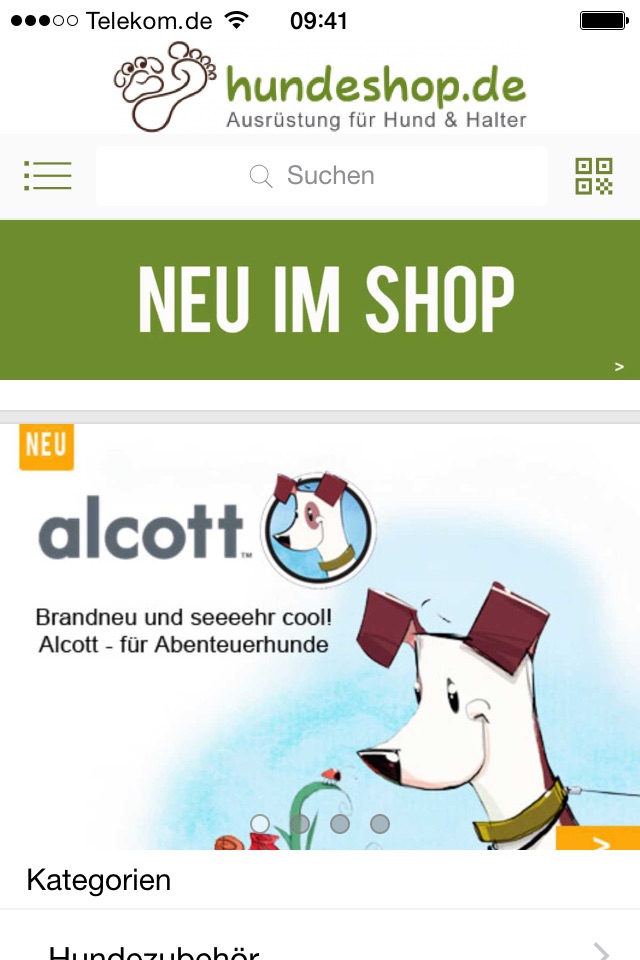 Hundeshop.de screenshot 2