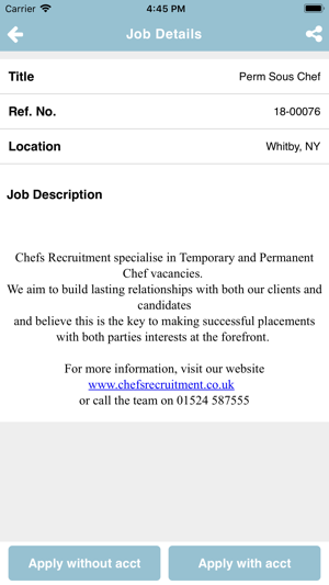 Chefs Recruitment(圖2)-速報App