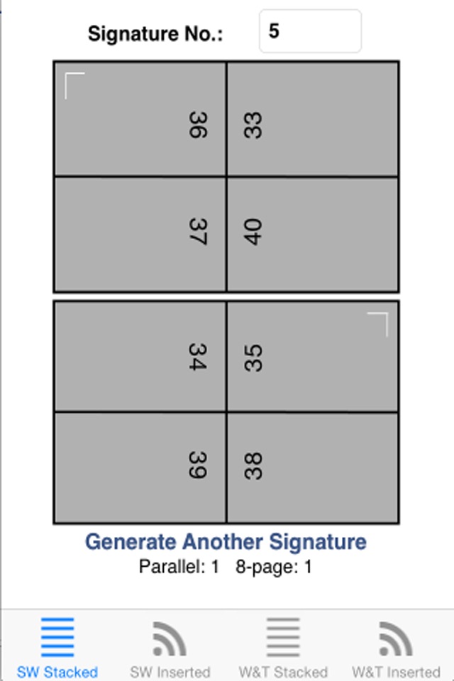 4-up Page Impositions screenshot 2