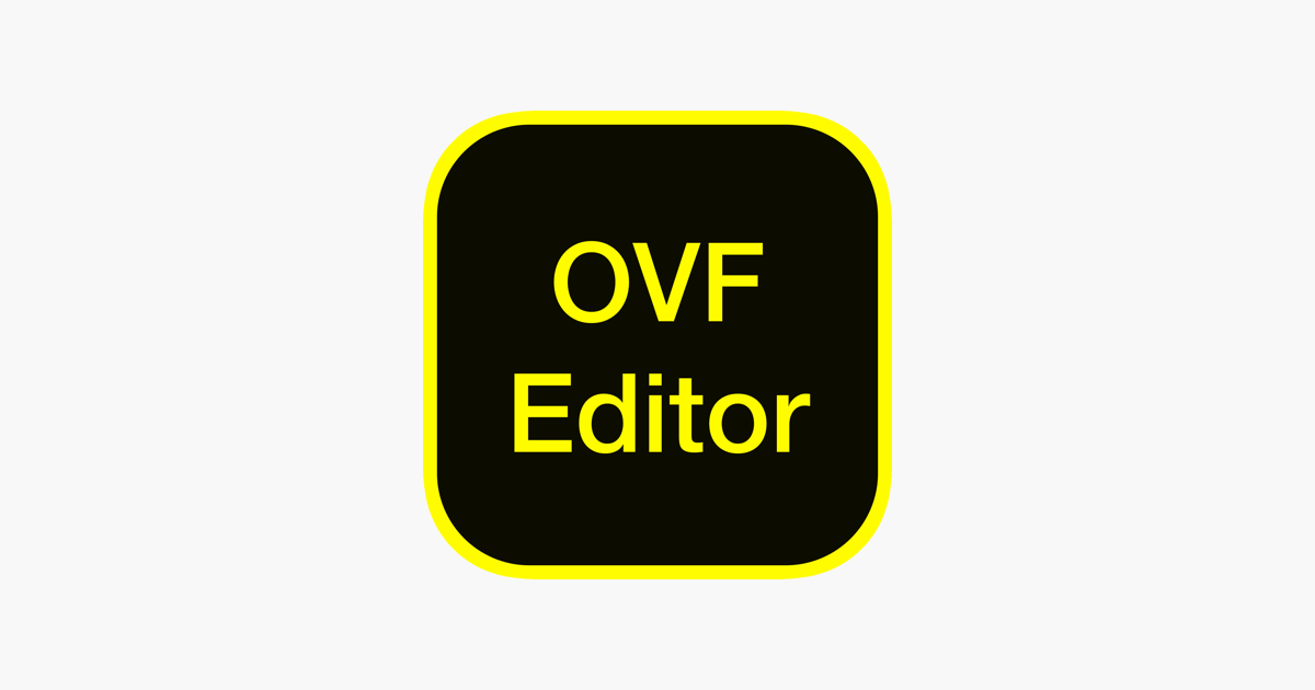 ‎OVF Editor on the App Store