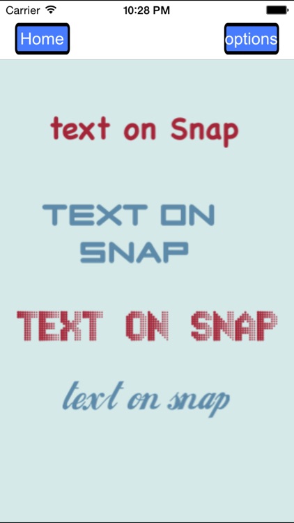 Text On Snap