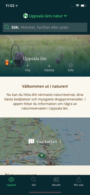 Uppsala läns Naturkarta(圖1)-速報App