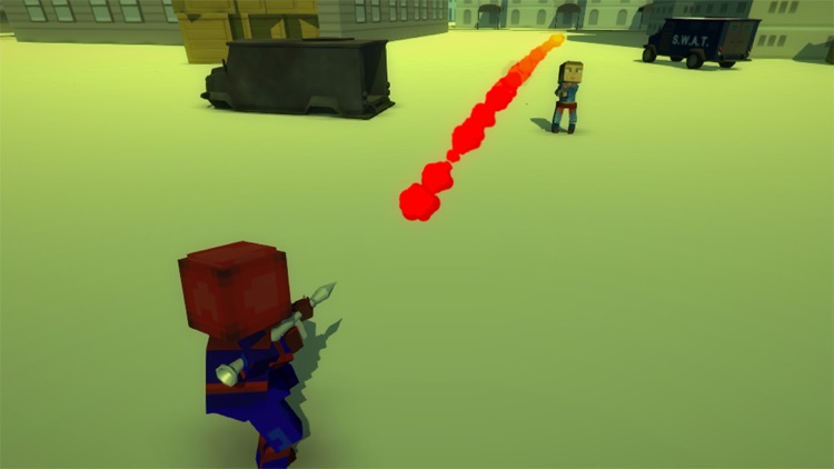 Blocky Superhero Crime Battle