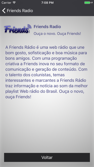 Friends Rádio Web screenshot 3