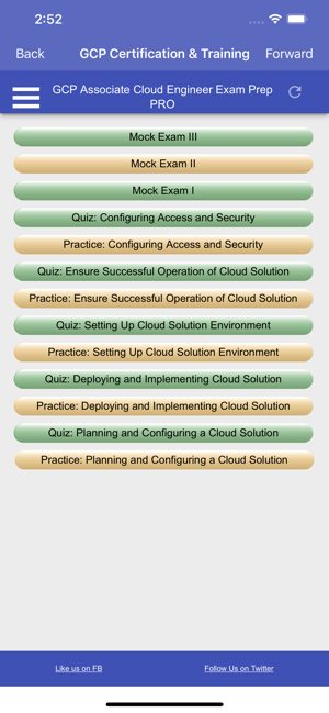 ‎GCP Assoc. Cloud Engineer PRO Screenshot