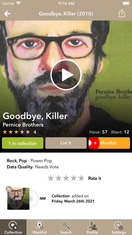 Discographic for Discogs