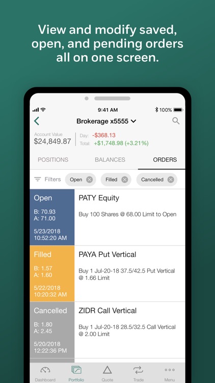 OptionsHouse by E*TRADE screenshot-3
