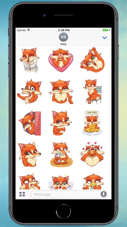 Go, Fox! Stickers