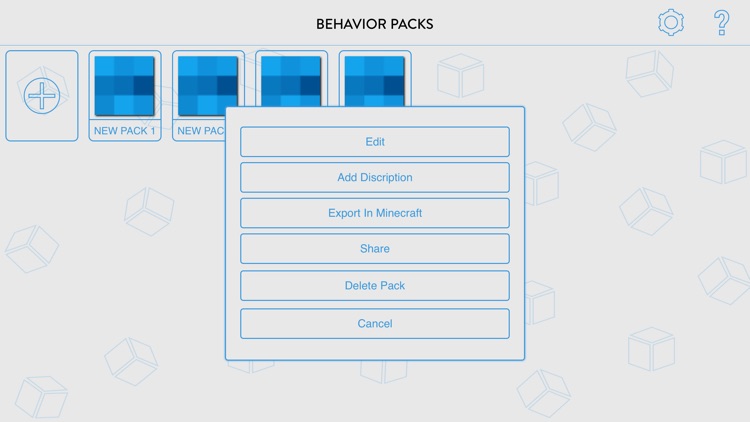 Pro Behavior Pack Creator