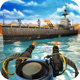 Gunship Shooter: Sea War Moder