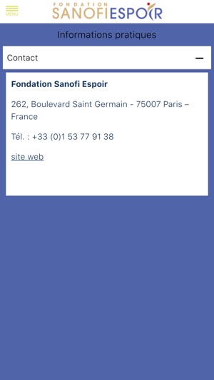 Fondation Sanofi Espoir(圖3)-速報App