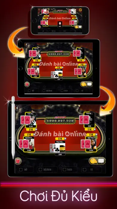 Danh bai online: tien len phom 1.2  IOS