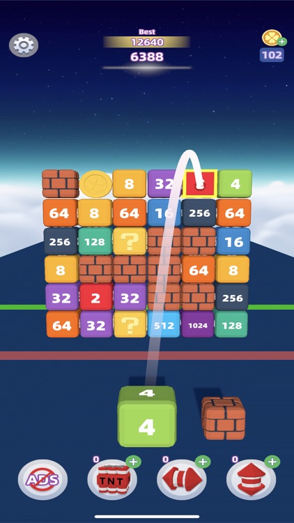 Great 2048 Wall 3D