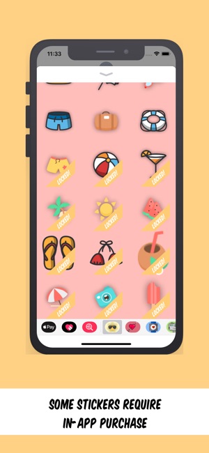 Summer Sticker - for iMessage(圖2)-速報App