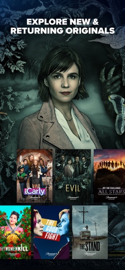 Paramount+ app screenshot