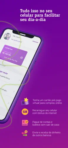 Screenshot 2 Vivo Pay - Sua Conta Digital iphone