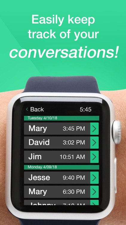 Watch App for WhatsChat