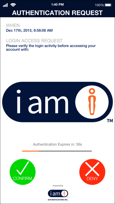 IAmI Authentication - Admin screenshot 2