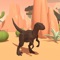 Enjoy the classic offline game with gorgeous low poly art style Dino Runner game