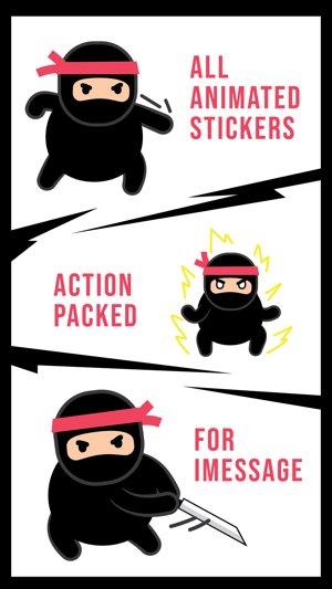 Ninja Animated Stickers(圖2)-速報App